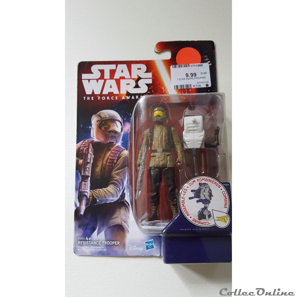 2015 - Star Wars - Hasbro - The Force Awakens - Resistance Trooper figurine cinema 2015 star wars hasbro the force awakens resistance trooper