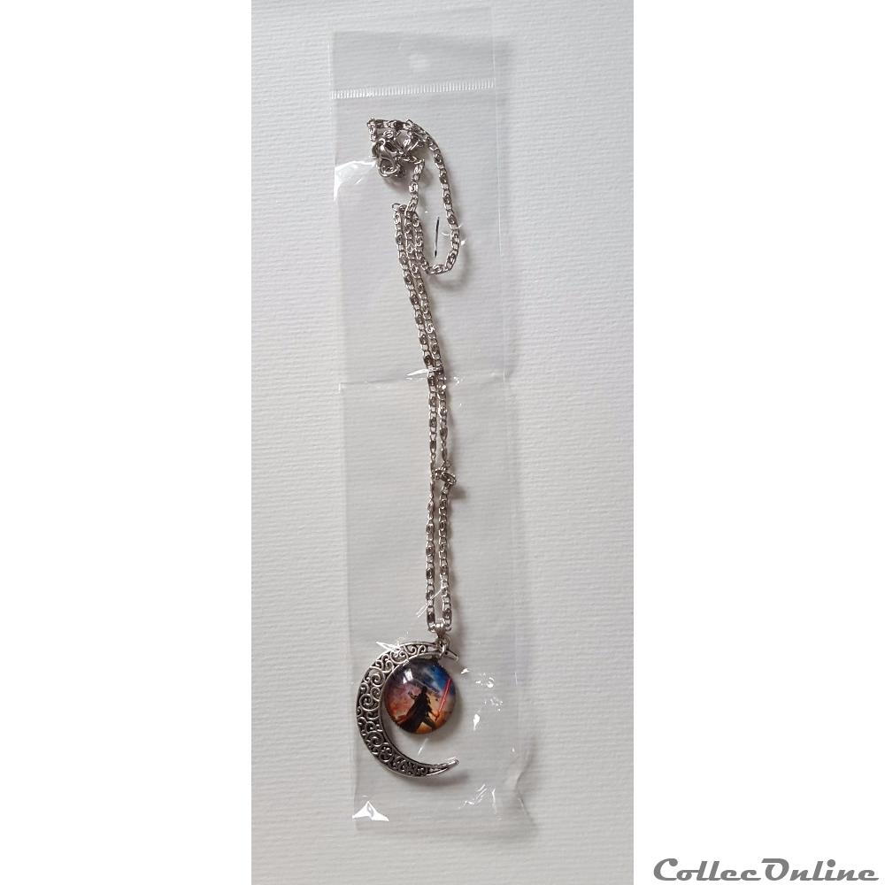 2015 - Star Wars croissant de lune collier pendentif cabochon en verre lv-9 bijoux horlogerie 2015 star wars croissant de lune collier pendentif cabochon en verre lv 9