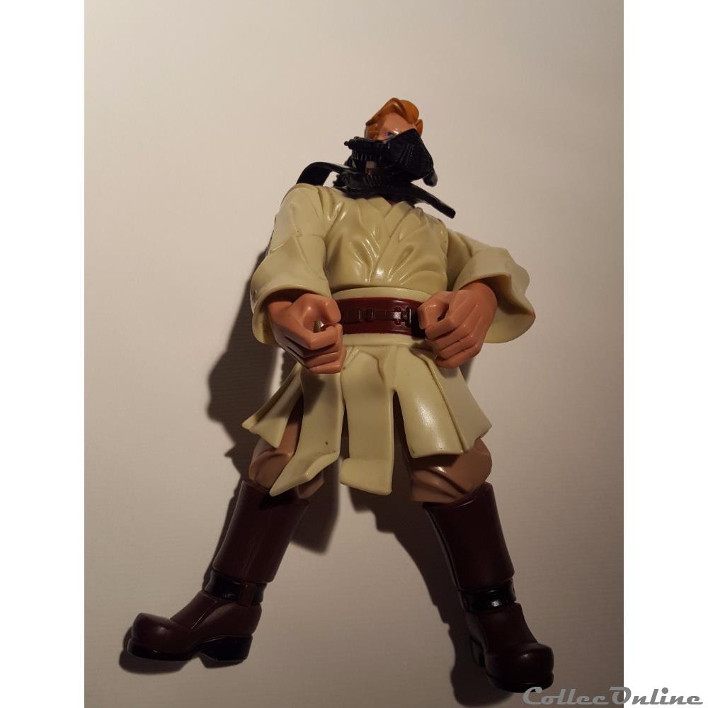 2005 - Star Wars -Hasbro - FORCE BATTLERS OBI WAN KENOBI 7" figurine cinema 2005 star wars hasbro force battlers obi wan kenobi 7
