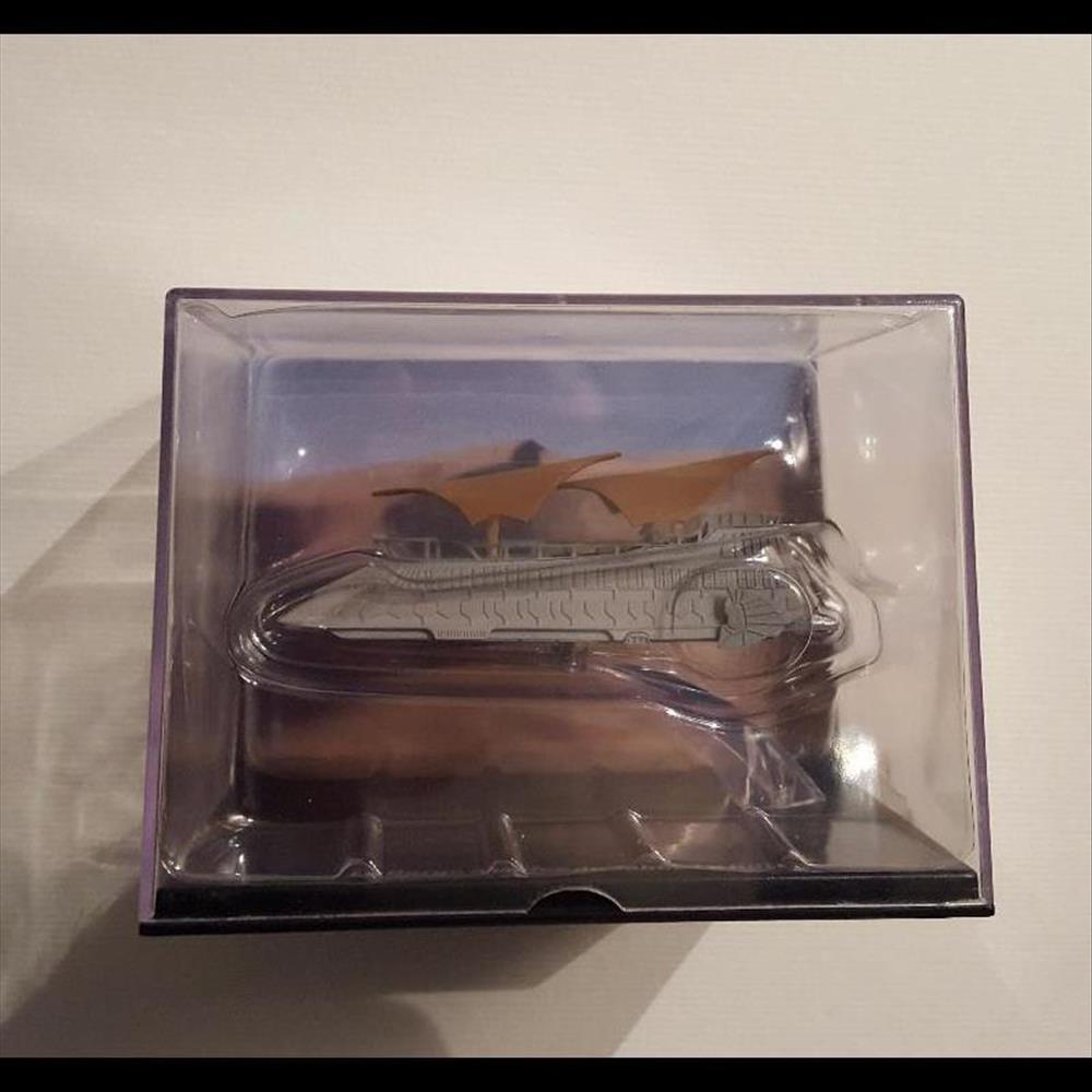 jeux jouet autre montre publicitaire 2008 vaisseau miniature n 10 la barge a voiles de jabba le hutt editions atlas
