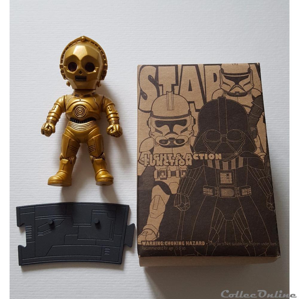 2015 - Stars Wars - Light & Action Figure - C-3PO figurine cinema 2015 stars wars light action figure c 3po