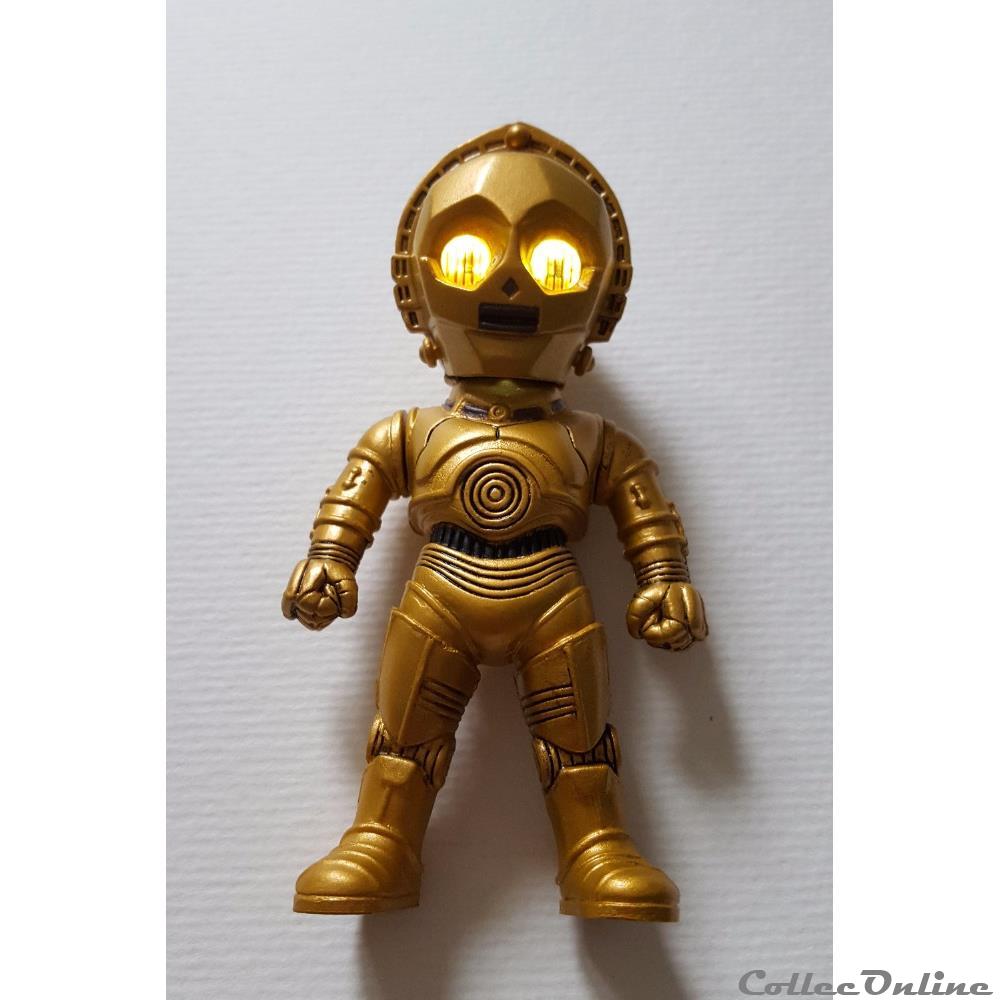2015 - Stars Wars - Light & Action Figure - C-3PO figurine cinema 2015 stars wars light action figure c 3po