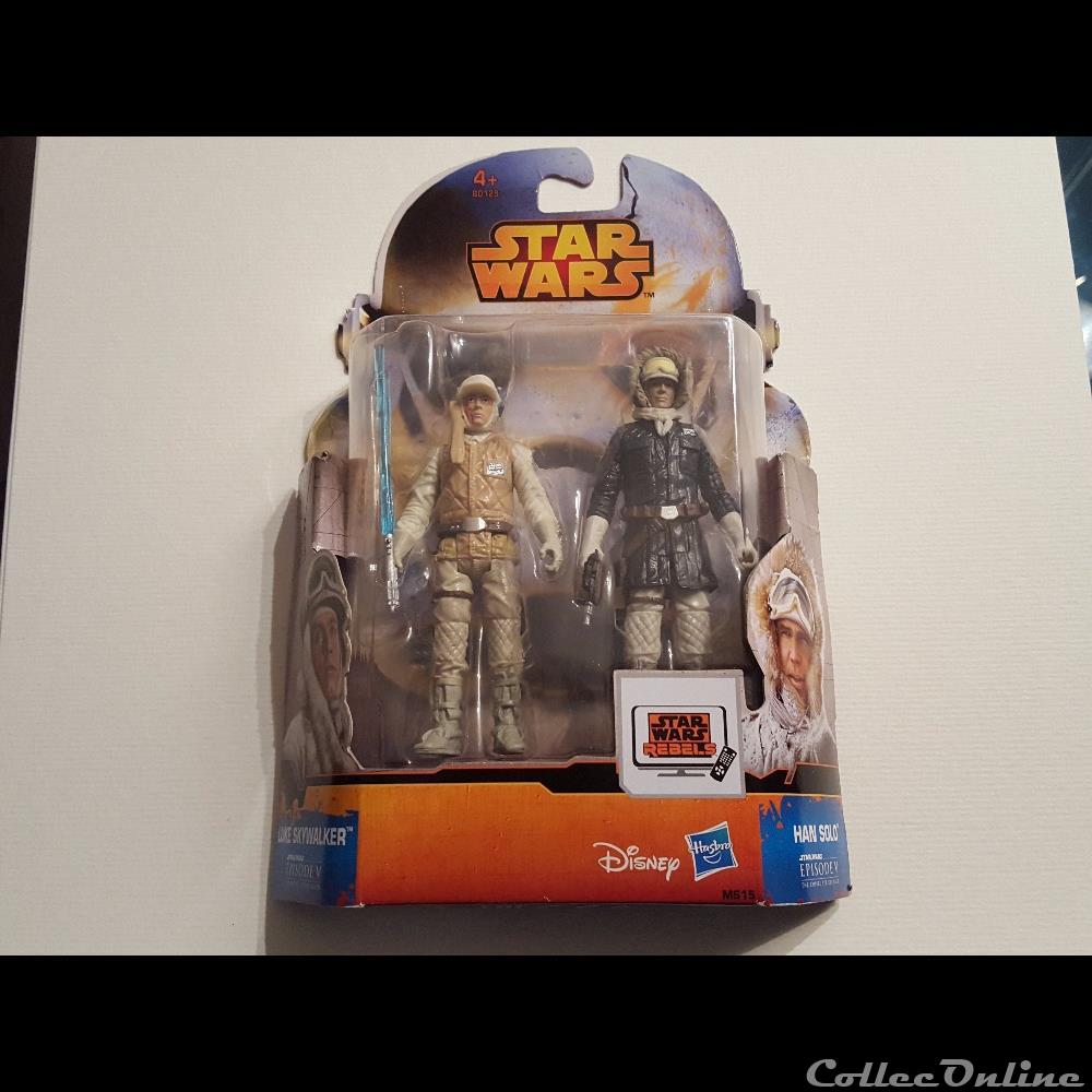 2014 - L'empire contre attaque - Luke Skywalker & Han Solo - Hasbro jeux jouet autre montre publicitaire 2014 empire contre attaque luke skywalker han solo hasbro