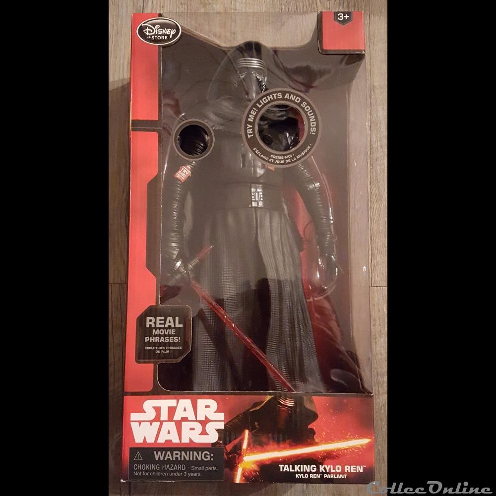2015 - Le réveil de la force - Disney Store - Talking Kylo Ren figurine cinema star war 2015 le reveil de la force disney store talking kylo ren