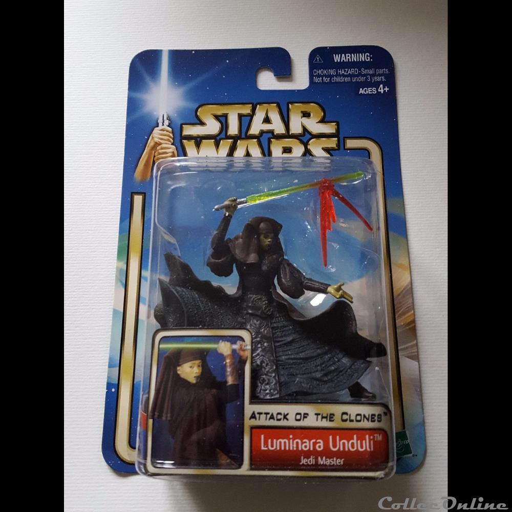 2002 - Hasbro - Attack of the clones - Collection 2 - Luminara Unduli figurine cinema star war 2002 hasbro attack of the clones collection 2 luminara unduli