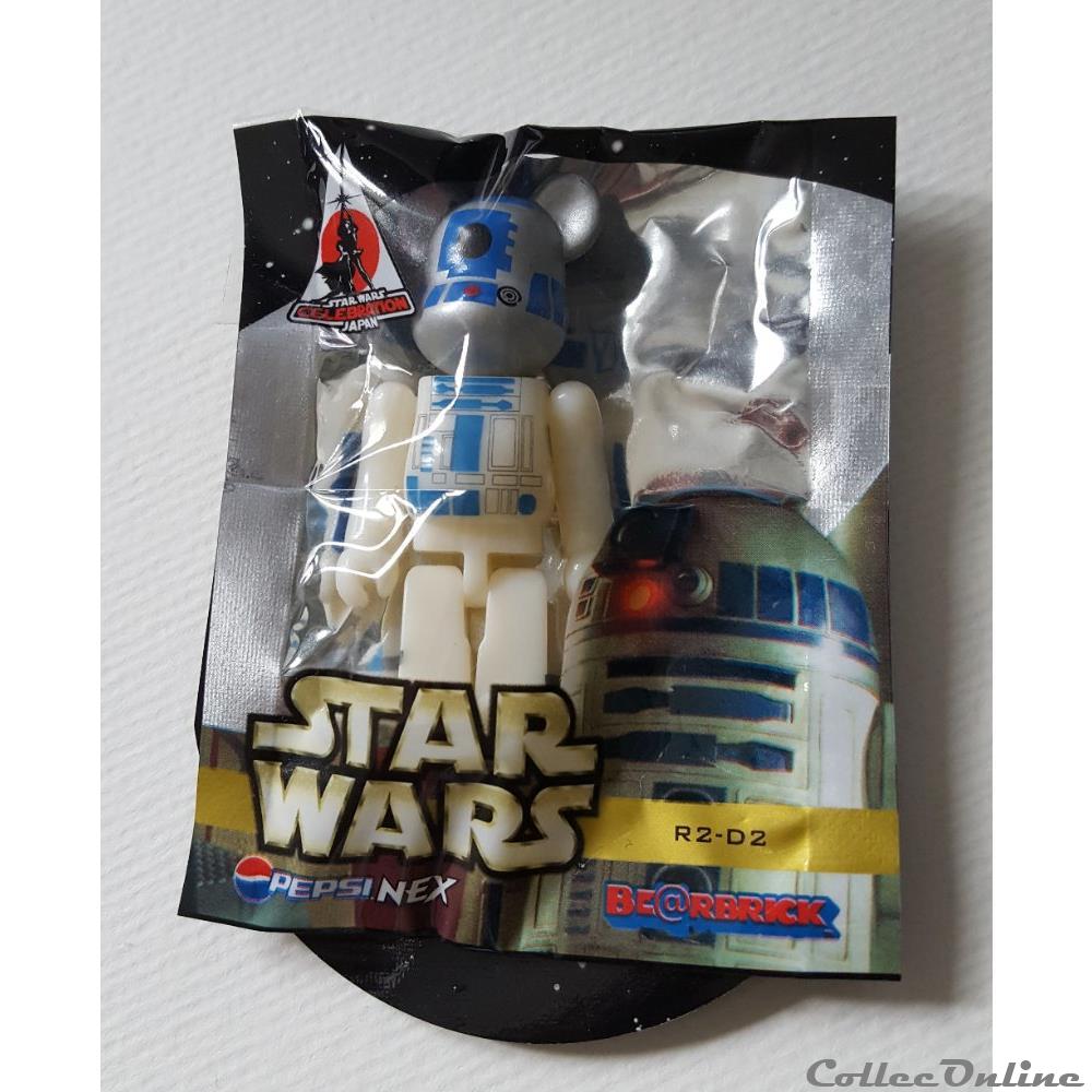 2008 - Star Wars - Medicom Toy - Bearbrick Pepsi Nex - R2-D2 figurine cinema 2008 star wars medicom toy bearbrick pepsi nex r2 d2