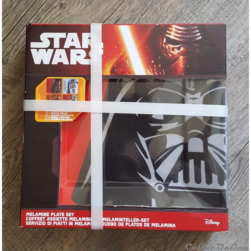 figurine cinema 2015 star wars le reveil de la force coffret assiette melamine