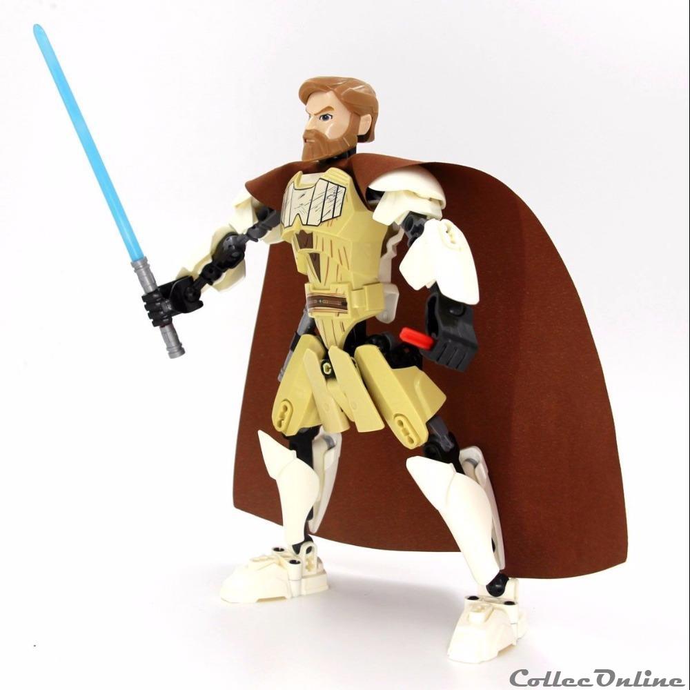 2016 - 24cm Obi-Wan Kenobi Star Wars Minifigures Building Blocks Toys 7 figurine cinema 2016 24cm obi wan kenobi star wars minifigures building blocks toys 7