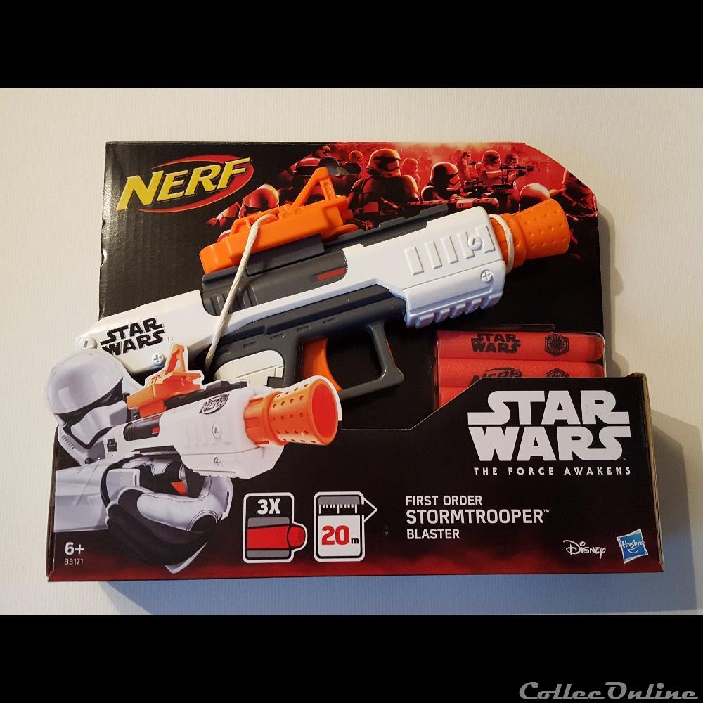 2015 - Nerf First Order Stormtrooper Blaster jeux jouet autre montre publicitaire 2015 nerf first order stormtrooper blaster