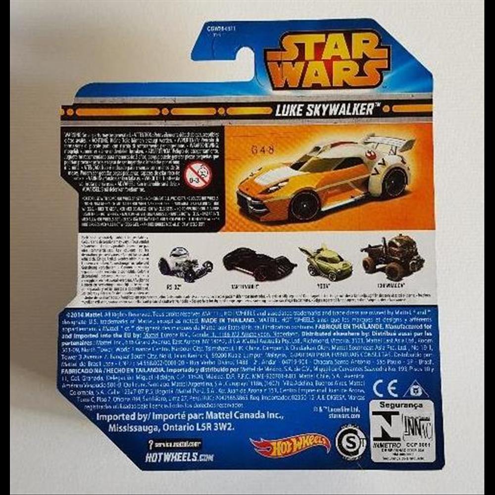 2014 - Hotwheels Luke Skywalker - Mattel jeux jouet autre montre publicitaire 2014 hotwheels luke skywalker mattel