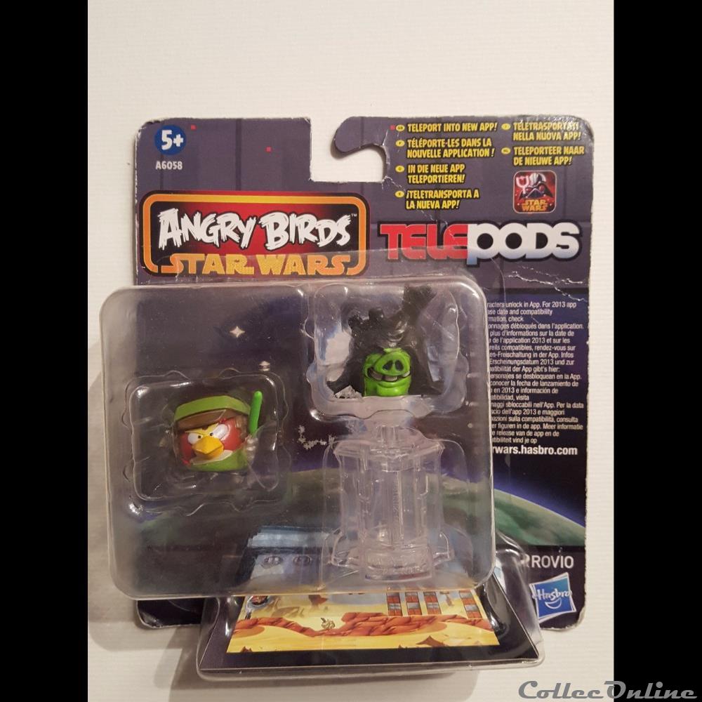 2013 - Hasbro - Angry Birds Star Wars Telepods figurine cinema 2013 hasbro angry birds star wars telepods