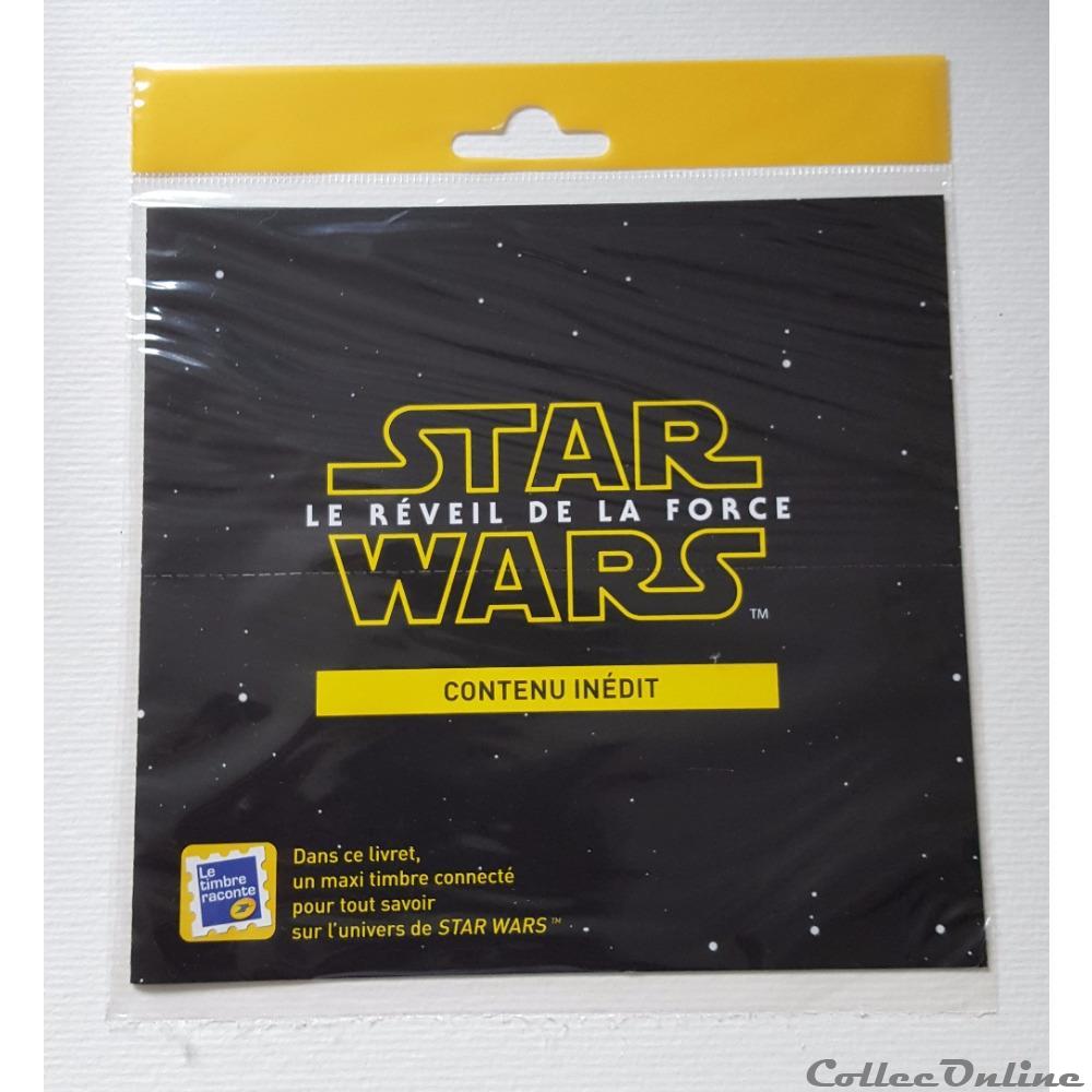 2015 - La poste - Starw Wars - Le réveil de la force - Contenu indédit timbre theme cinema 2015 la poste starw wars le reveil de la force contenu indedit