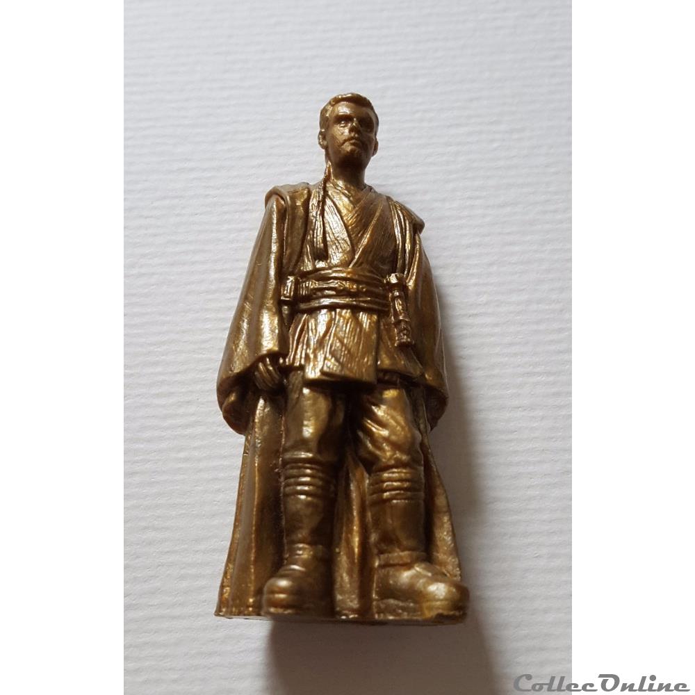 figurine cinema star war 2000 kellogs manche de cuillere obi wan kenobi