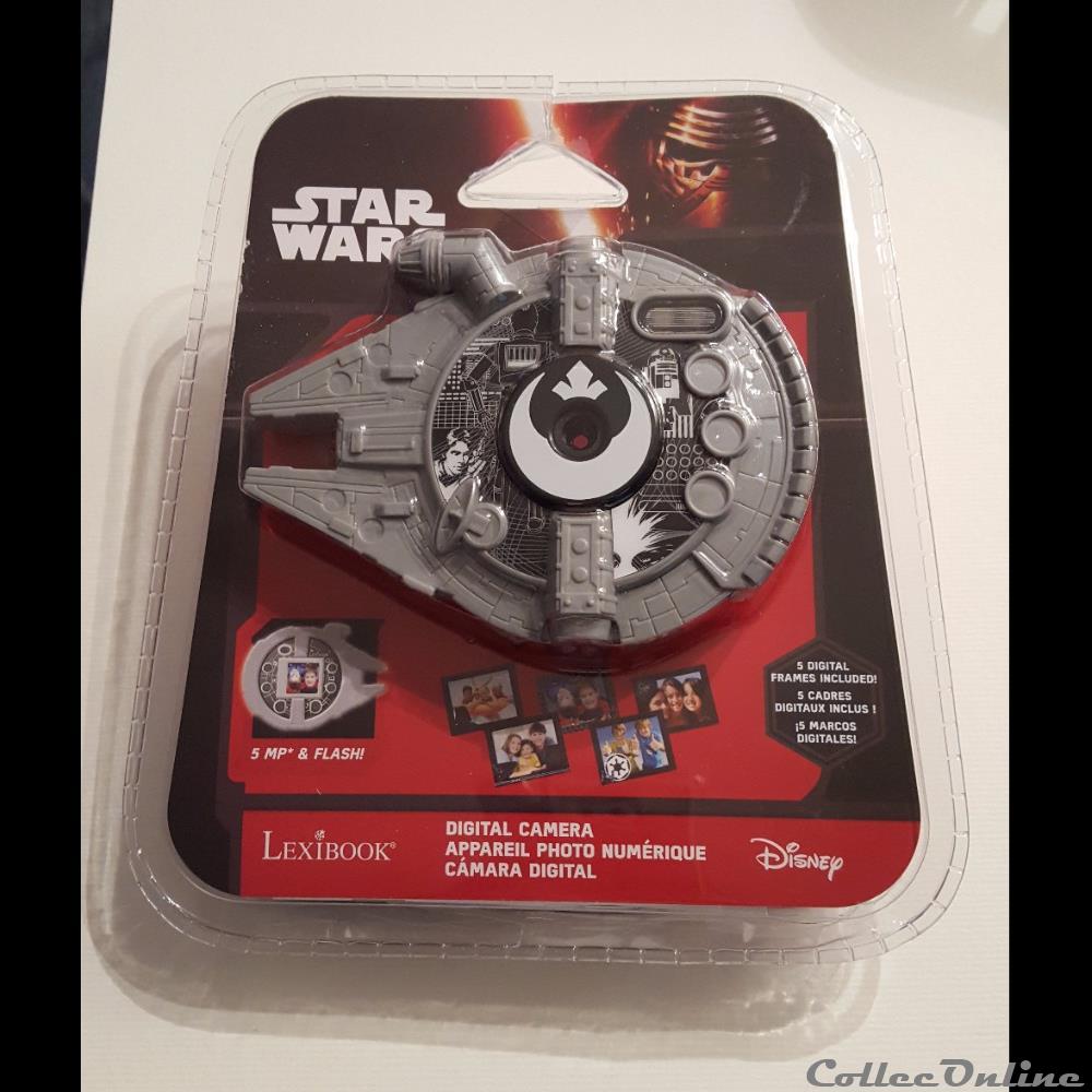 2015 - Lexibook - Appareil Photo Numérique Faucon Millénium figurine cinema star war 2015 lexibook appareil photo numerique faucon millenium