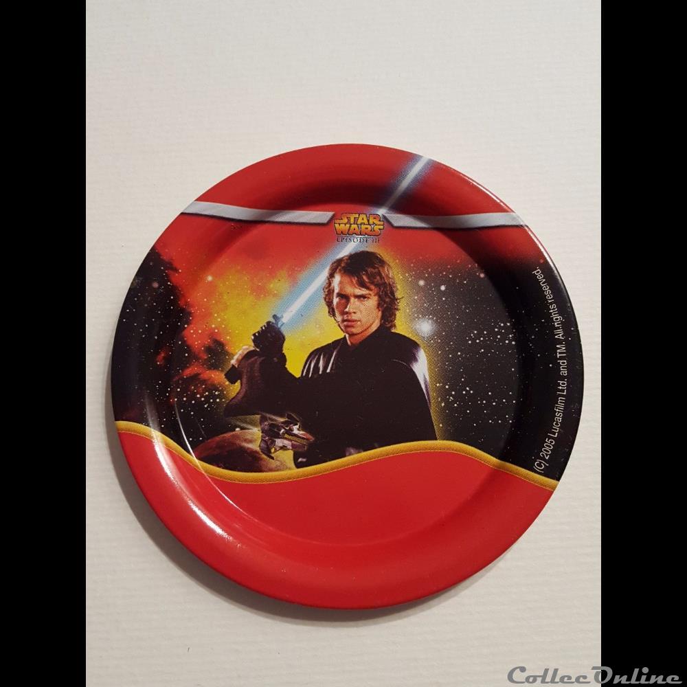 2005 - Episode 3 - Pringles - Dessous de verre figurine cinema star war 2005 episode 3 pringles dessous de verre
