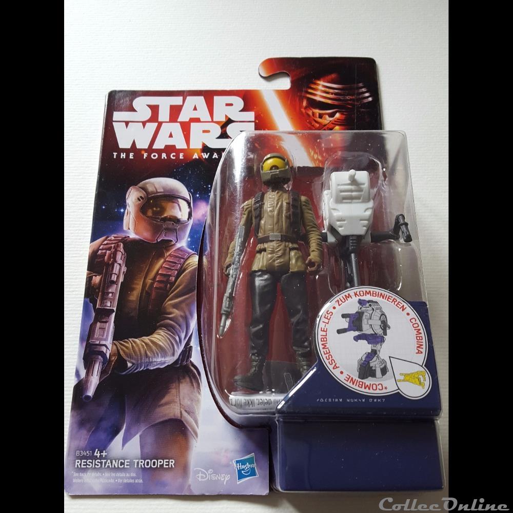2015 - Le réveil de la force - Hasbro - Resistance Trooper figurine cinema star war 2015 le reveil de la force hasbro resistance trooper