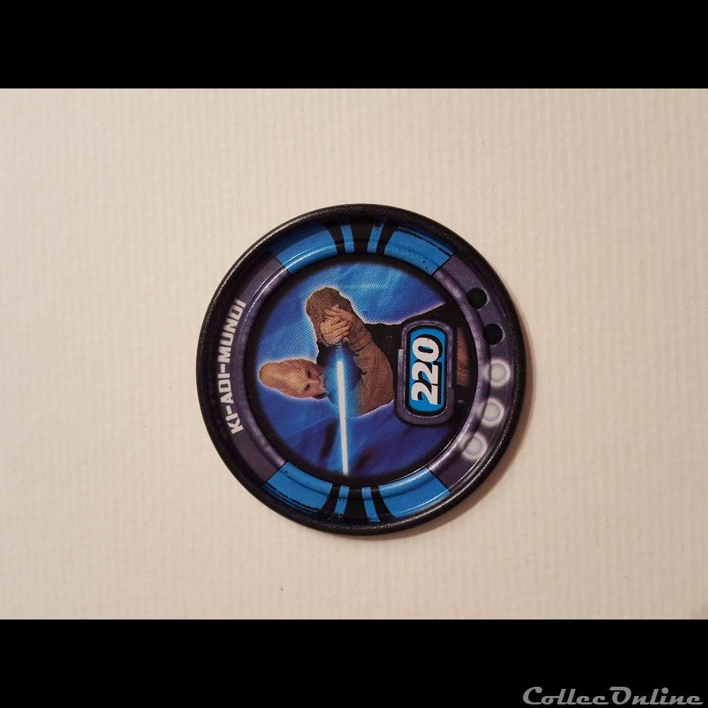 2010 - Disque Slingers Série 1 #29/65 - Ki-Adi-Mundi figurine cinema star war 2010 disque slingers serie 1 29 65 ki adi mundi