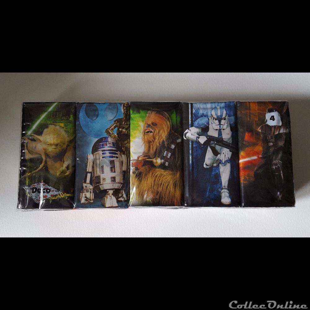 2015 - Wolrd Cart - Mouchoirs Star Wars figurine cinema 2015 wolrd cart mouchoirs star wars