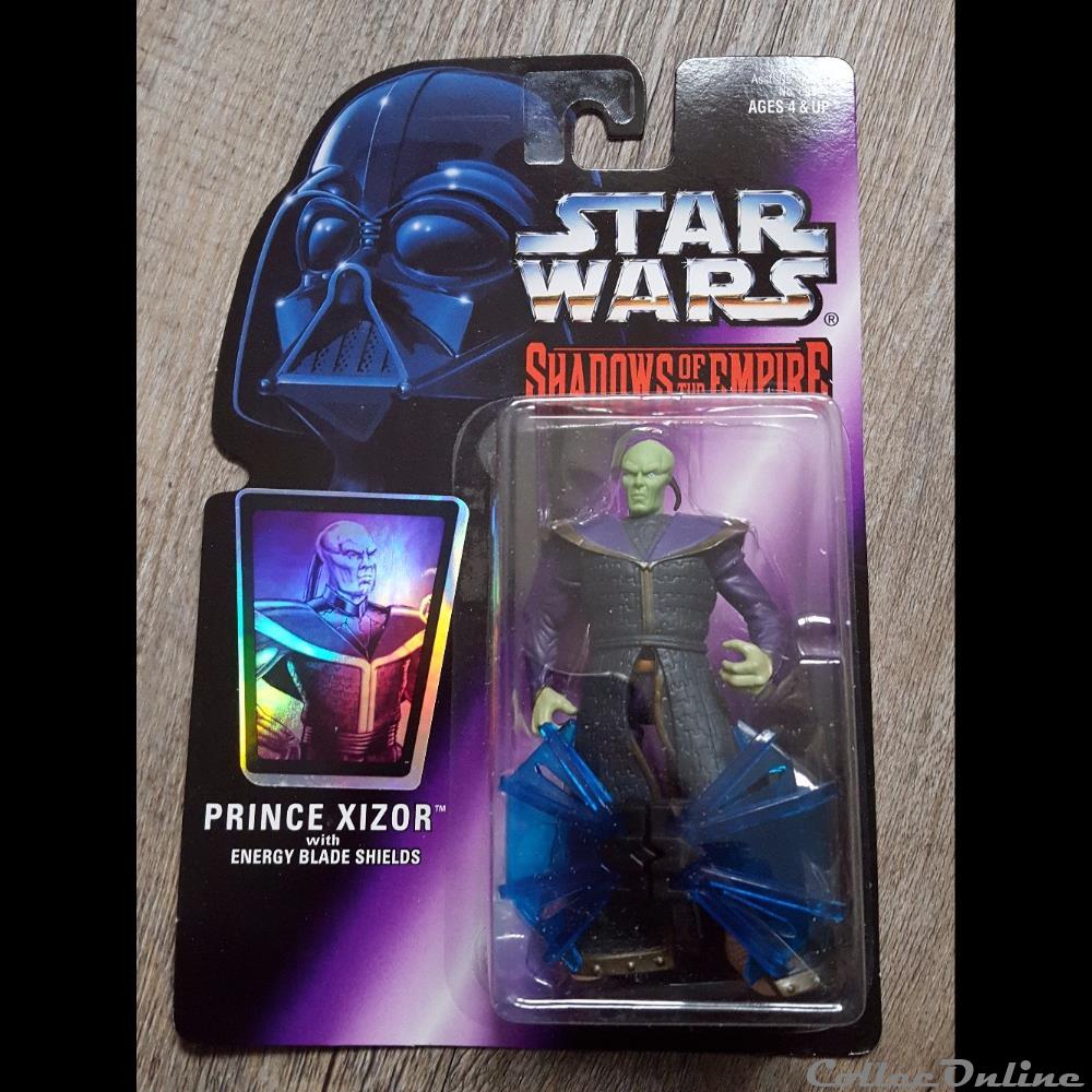 figurine cinema star war 1996 kenner shadows of the empire prince xizor with energy blade shields