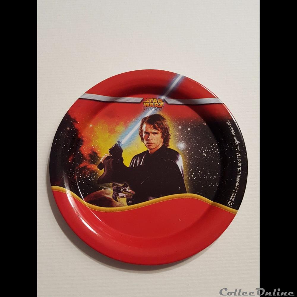 2005 - Episode 3 - Pringles - Dessous de verre figurine cinema star war 2005 episode 3 pringles dessous de verre
