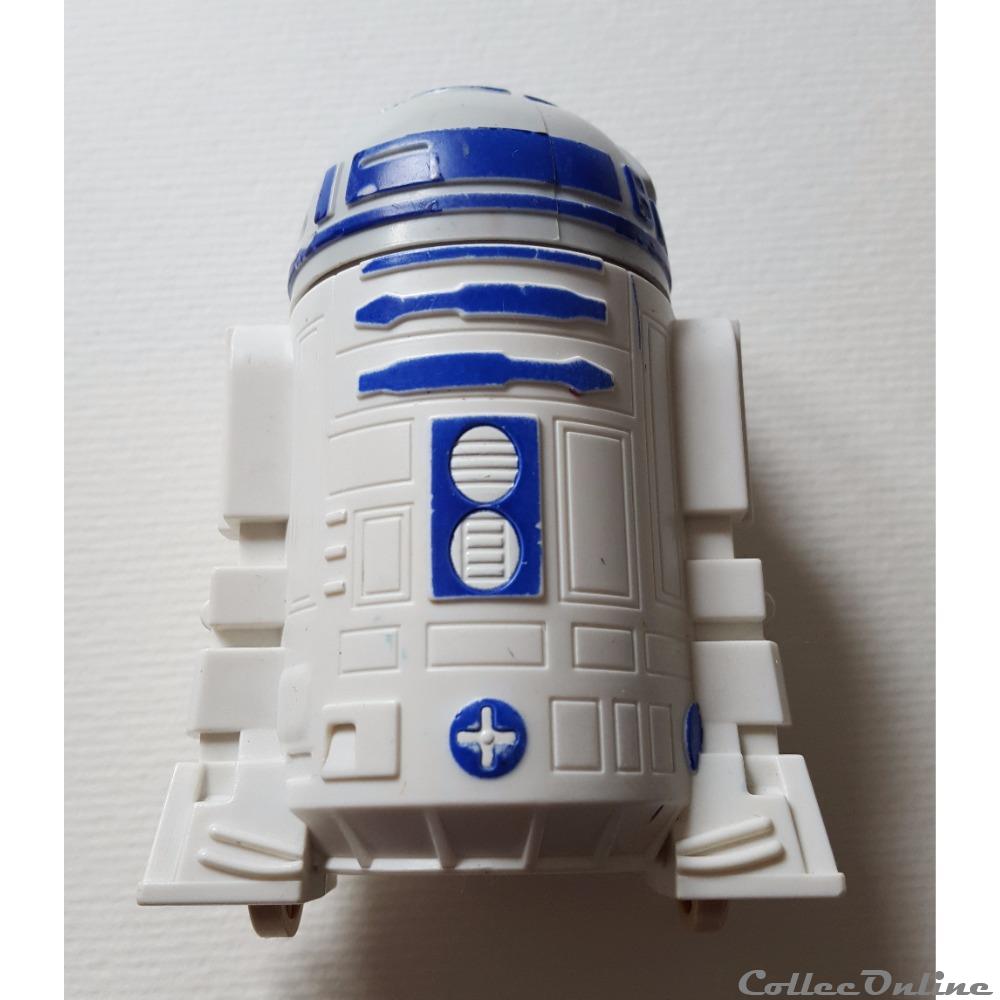 xxxx - R2-D2 qui roule avec tête qui tourne figurine cinema star war xxxx r2 d2 qui roule avec tete qui tourne