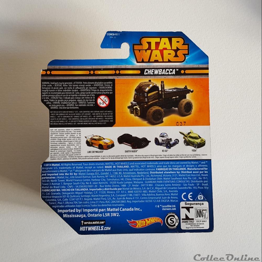 jeux jouet autre montre publicitaire 2014 hotwheels chewbacca mattel