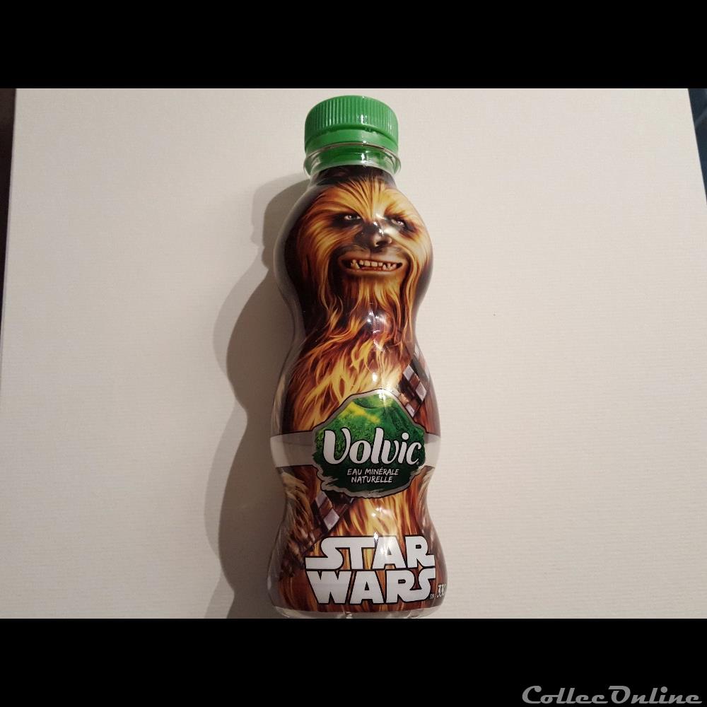 2015 - Bouteille Eau Chewbacca - Volvic figurine cinema star war 2015 bouteille eau chewbacca volvic
