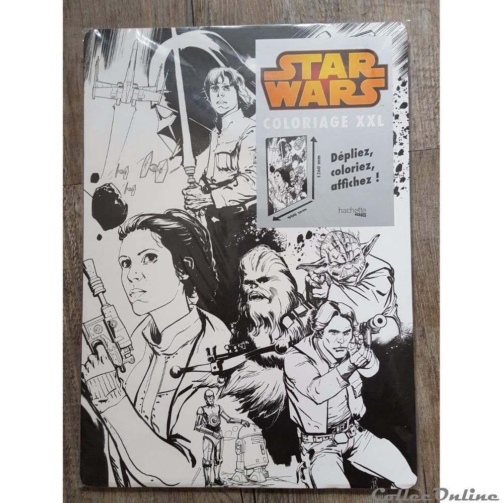 2015 - Star Wars - Hacette Heroes - Coloriage XXL figurine cinema 2015 star wars hacette heroes coloriage xxl