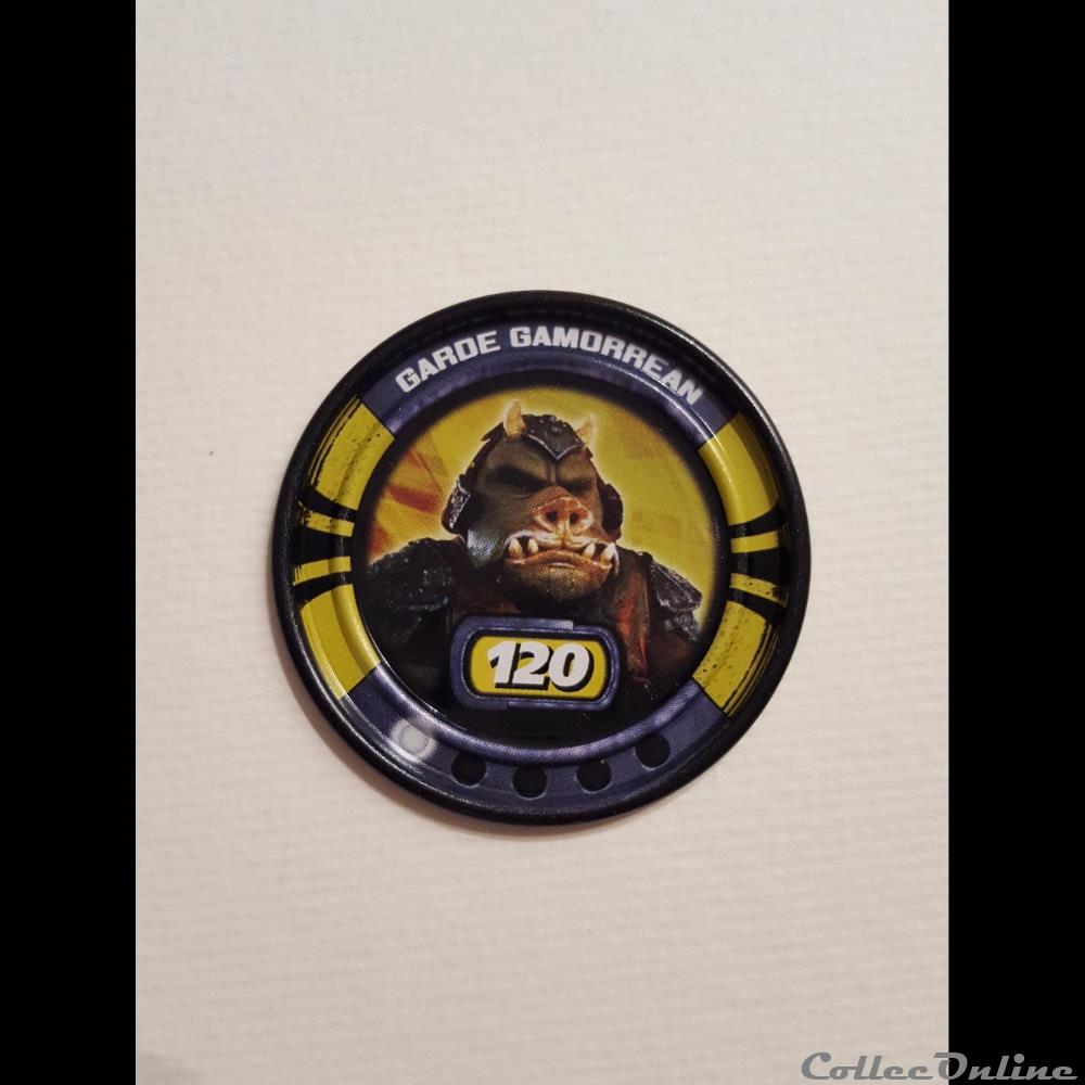 2010 - Disque Slingers Série 1 #11/65 - Garde Gamorrean figurine cinema star war 2010 disque slingers serie 1 11 65 garde gamorrean
