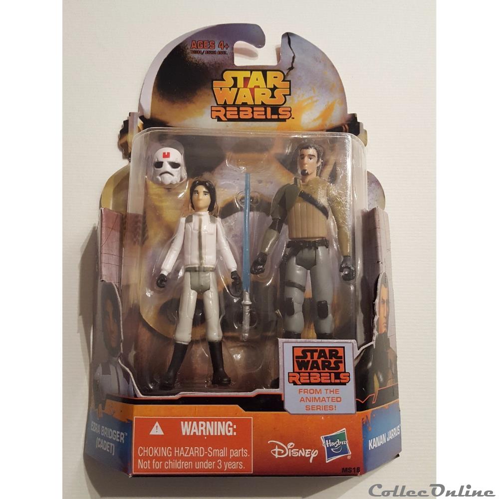 2014 - Star Wars Rebels - Ezra Bridger (Cadet) and Kanan Jarrus figurine cinema 2014 star wars rebels ezra bridger cadet and kanan jarrus
