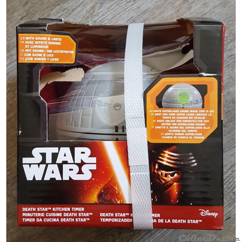 2015 - Star Wars - Le réveil de la force - Minuterie cuisine Etoile de la mort figurine cinema 2015 star wars le reveil de la force minuterie cuisine etoile de la mort