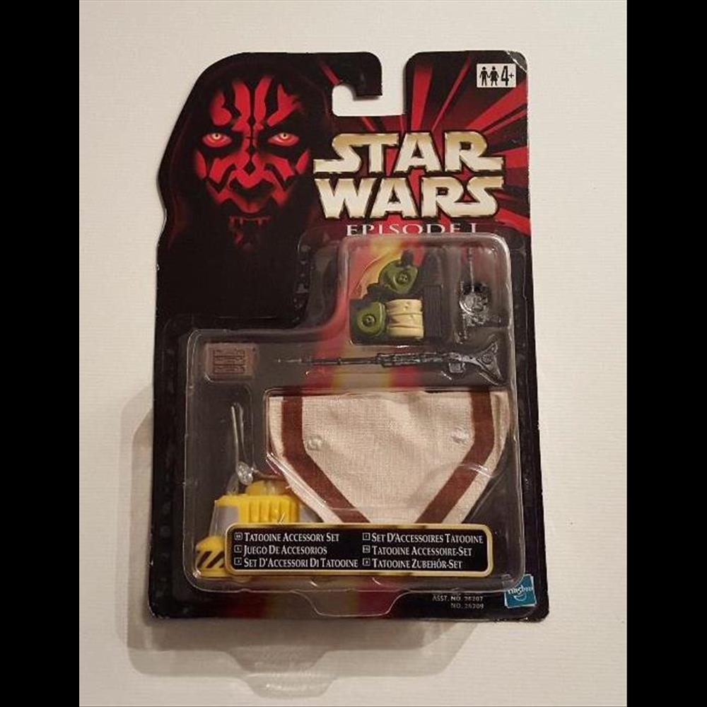 figurine cinema star war 1999 episode i set accessoires tatooine hasbro