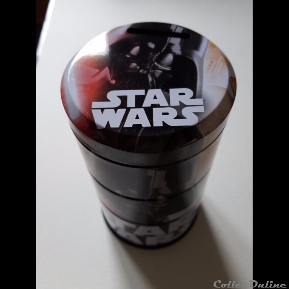 2015 - Disney - Tirelire en métal figurine cinema star war 2015 disney tirelire en metal