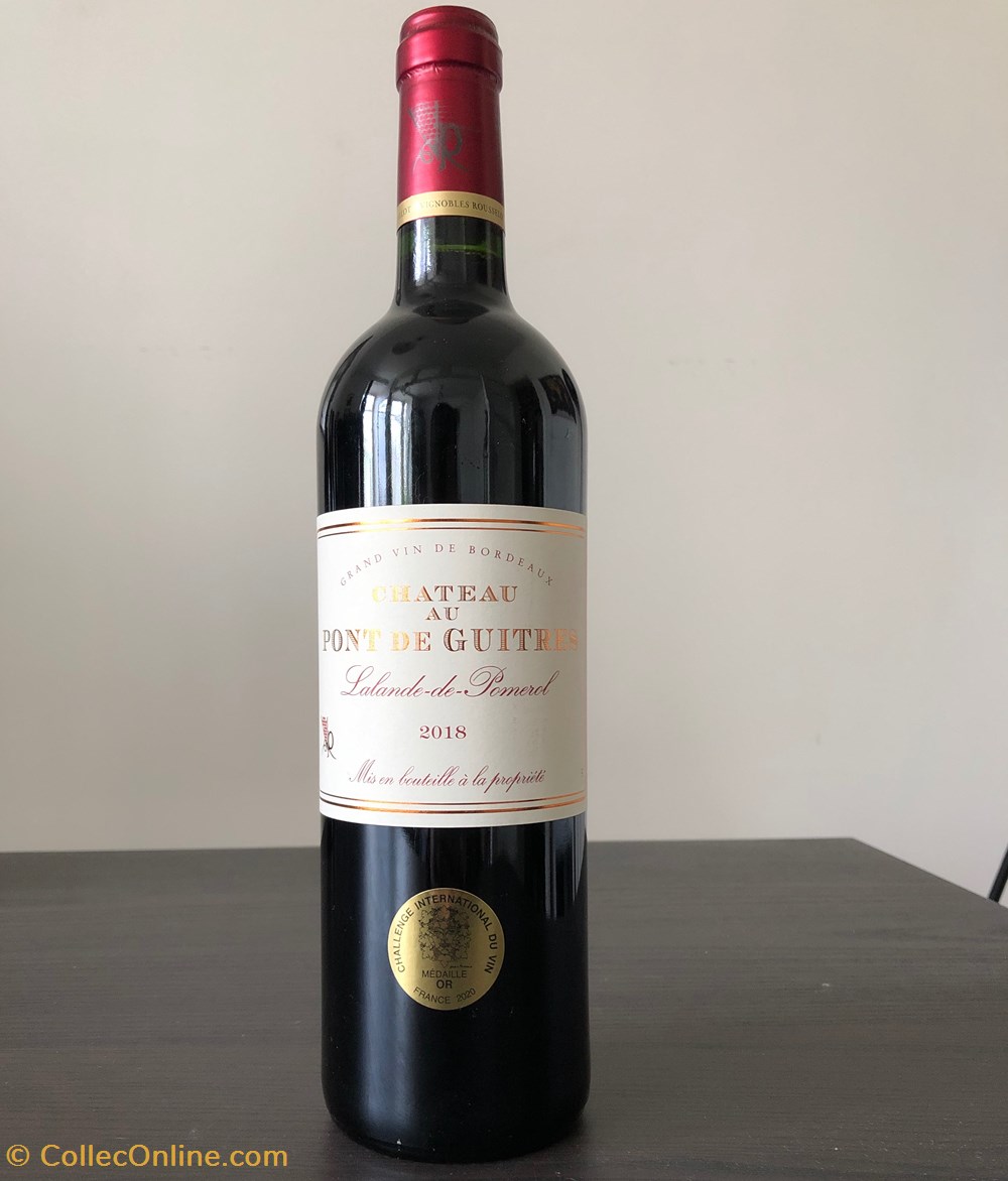 france grand vin de bordeaux lalande de pomerol chateau au pont de guitres 2018