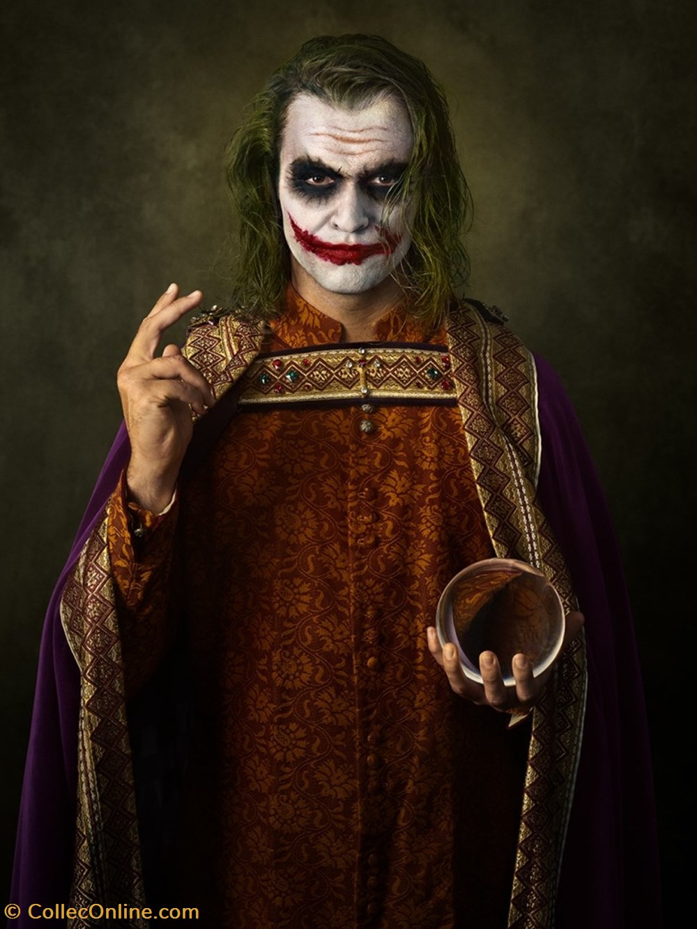 photographies culture photographie encadree joker le salvator mundi de travis durden tirage signe et numerote