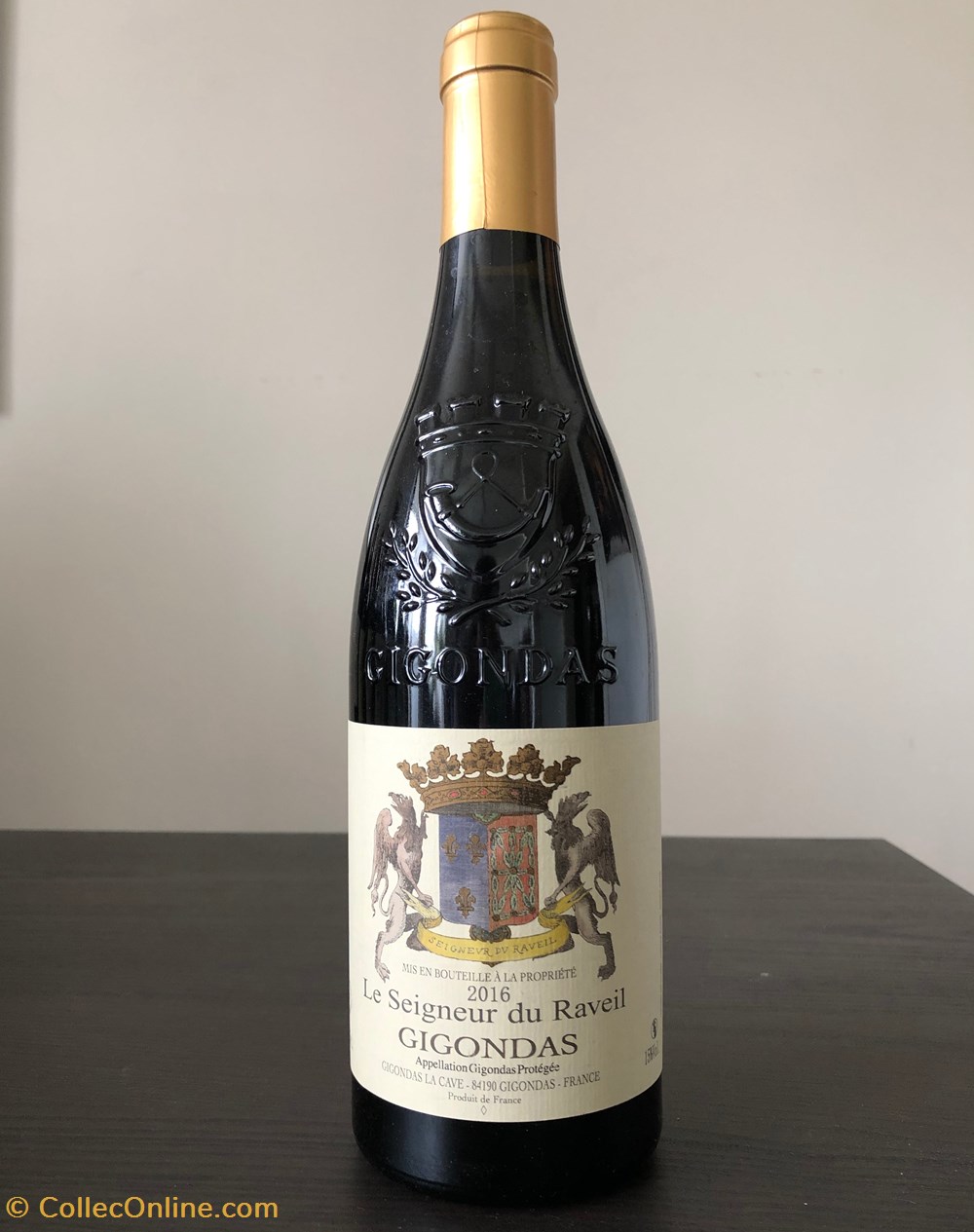vin france vallee rhone gigondas le seigneur du raveil mis en bouteille a la propriete 2016