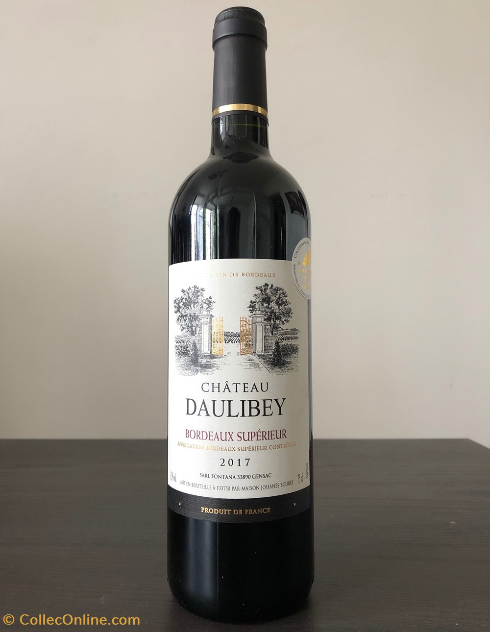 Grand vin de Bordeaux. Bordeaux Supérieur. Château Daulibey, 2017. france grand vin de bordeaux bordeaux superieur chateau daulibey 2017