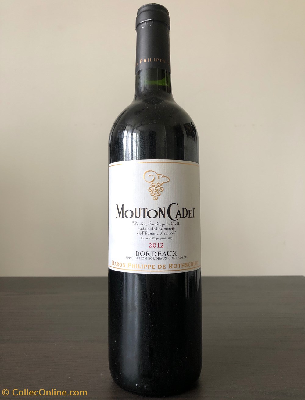 Vin de Bordeaux. Bordeaux. Mouton Cadet Rouge, 2012. france vin de bordeaux bordeaux mouton cadet rouge 2012