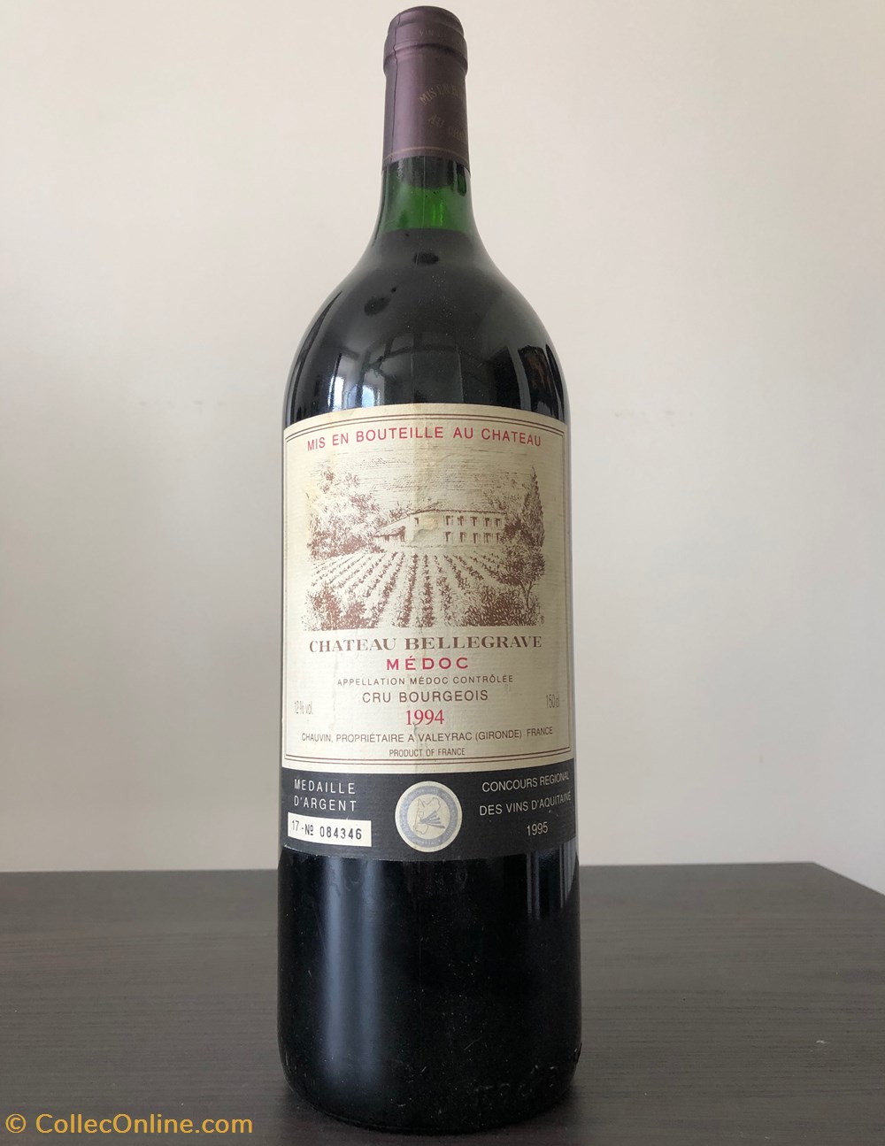 france vin de bordeaux cru bourgeois medoc chateau bellegrave 1994