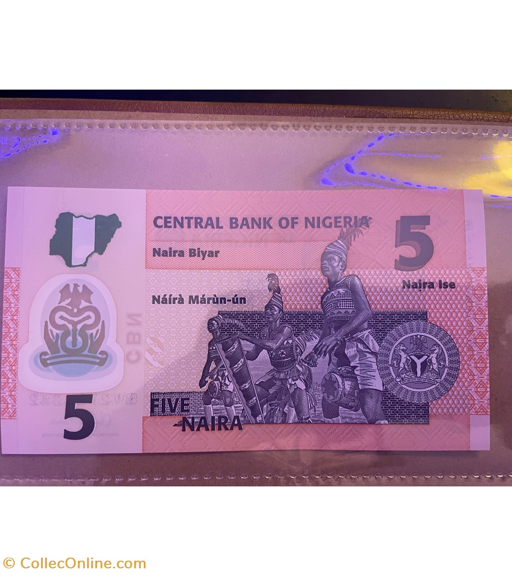 5 Naira Banknote - Banknotes - Africa - Nigeria - Compositions Polymer