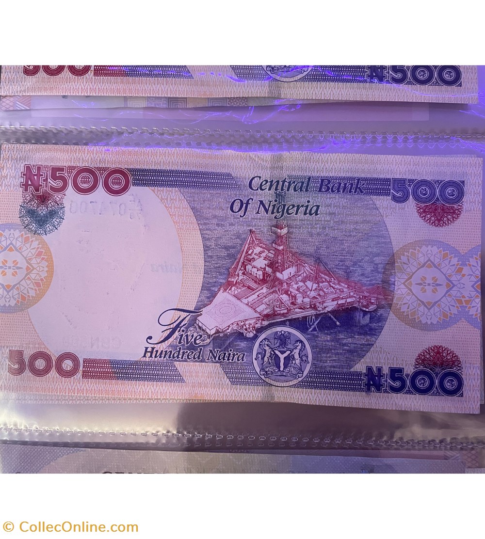 banknotes africa nigeria 500 naira banknote