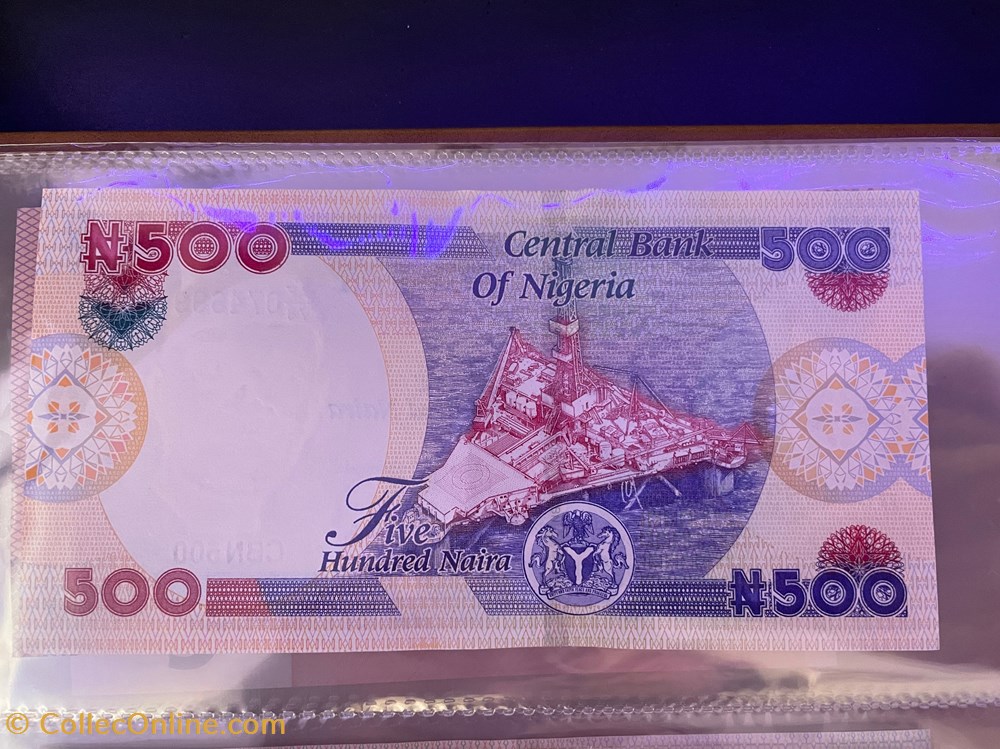 banknotes africa nigeria 500 naira banknote
