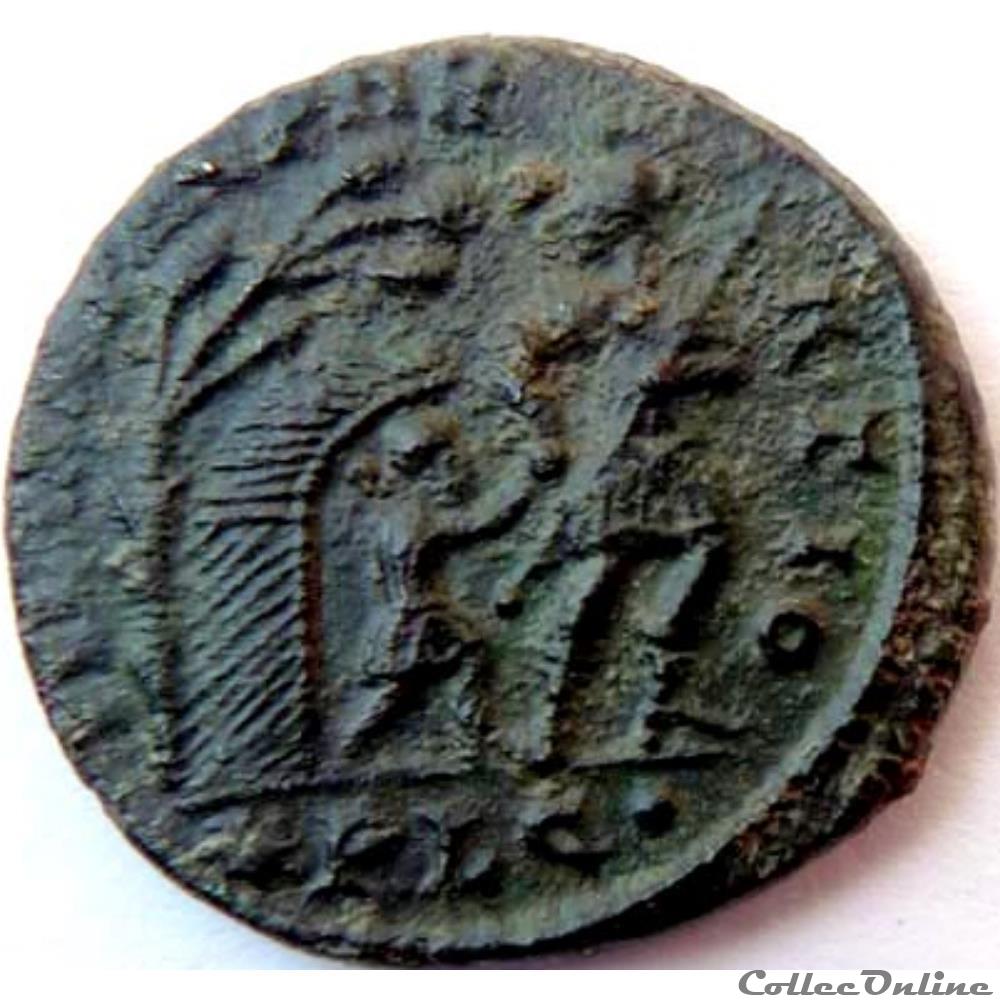 Constans 348-350/Lyon/FEL TEMP REPARATIO monnaies antiques romaines republicaines imperiales constans 348 350 lyon fel temp reparatio
