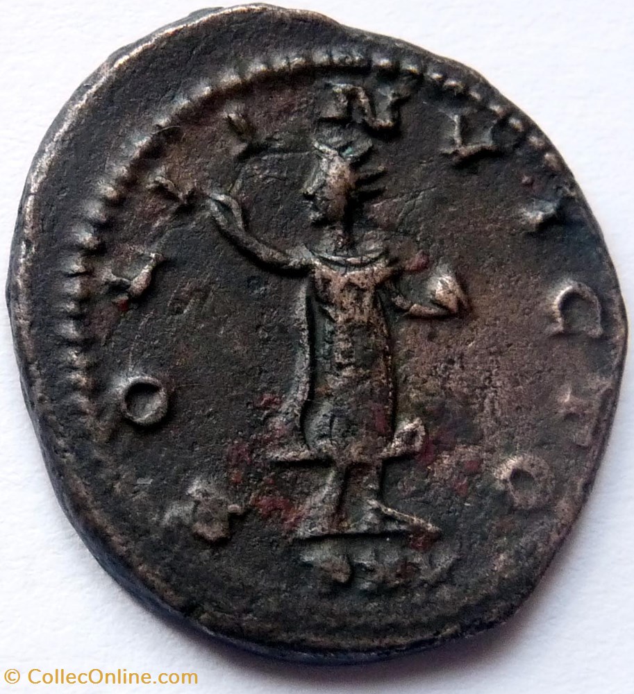 monnaie antiquite av jc ap romaine republicaine imperiale gallien 266 267 antioche soli invicto