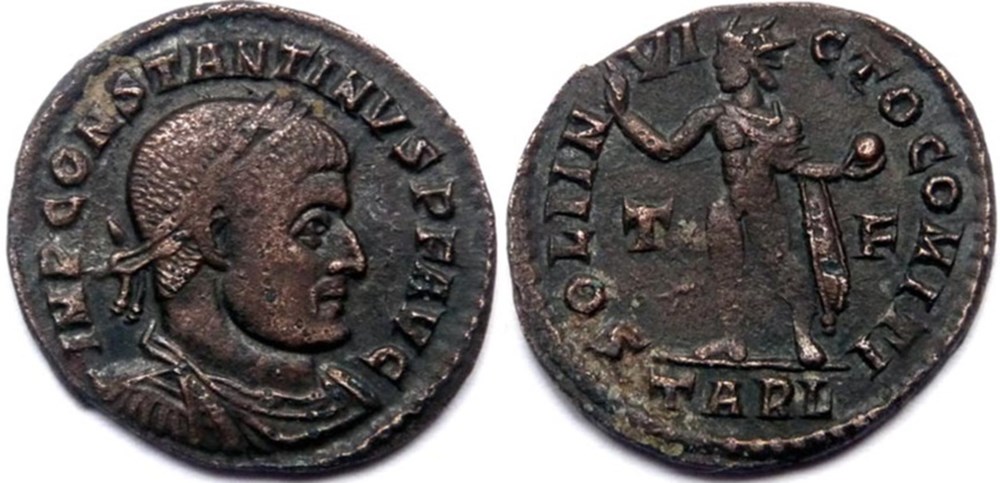 RIC 80/Constantin 1er 315-316/Arles/SOLI INVICTO COMITI monnaies antiques romaines imperiales et republicaines ric 80 constantin 1er 315 316 arles soli invicto comiti