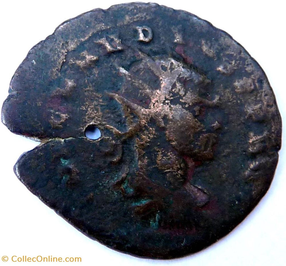 Claude II 269-270/Cyzique/VIRTVS AVG monnaies antiques romaines republicaines imperiales claude ii 269 270 cyzique virtvs avg