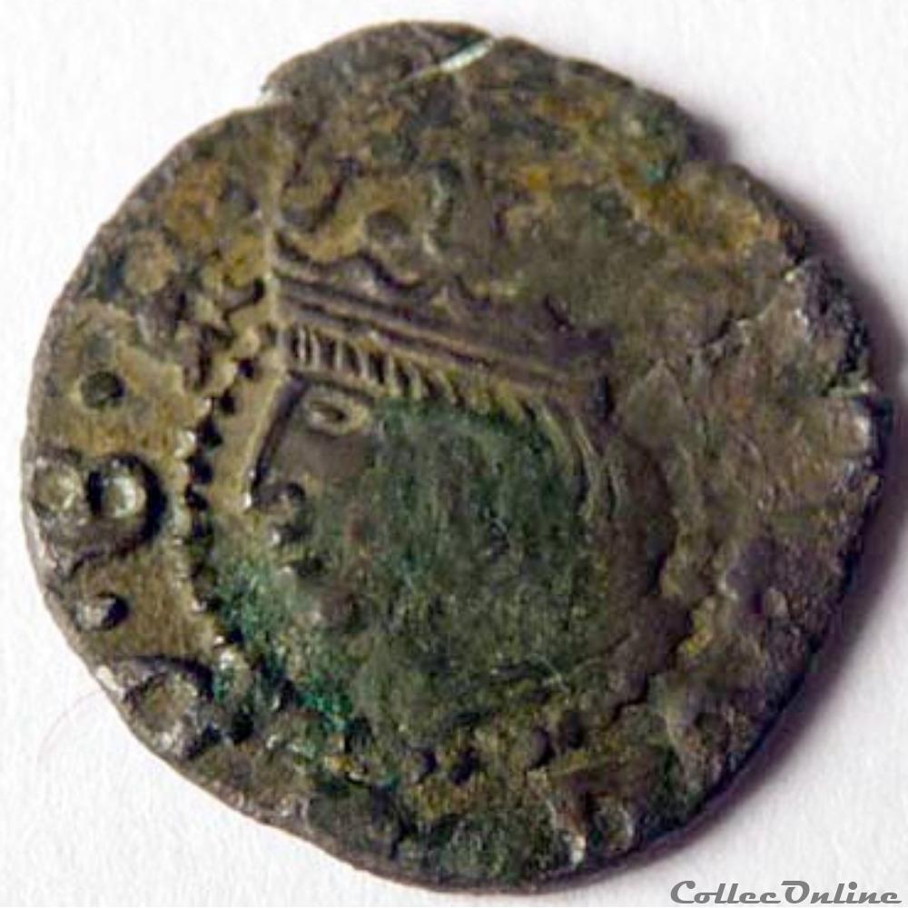 Charles Quint 1516-1556/Gérone/Denier monnaie charles quint 1516 1556 gerone denier