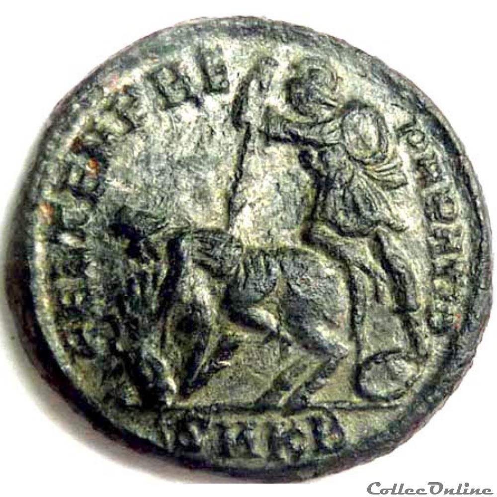 Constance II 348-350/Cyzique/FEL TEMP REPARATIO monnaies antiquite av jc ap romaines republicaines imperiales constance ii 348 350 cyzique fel temp reparatio