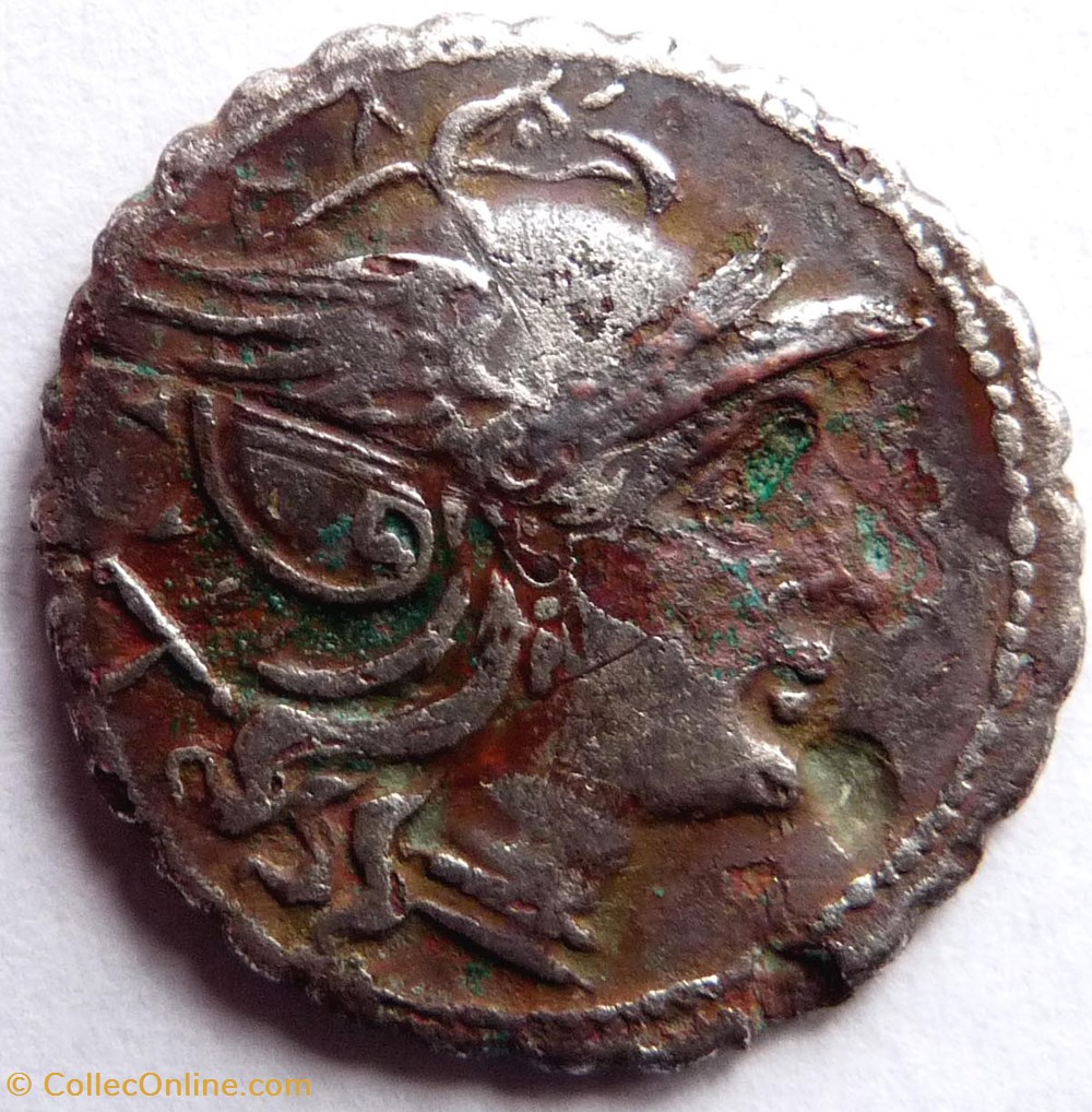 monnaies antiques romaines imperiales et republicaines denier serratus anonyme 209 208