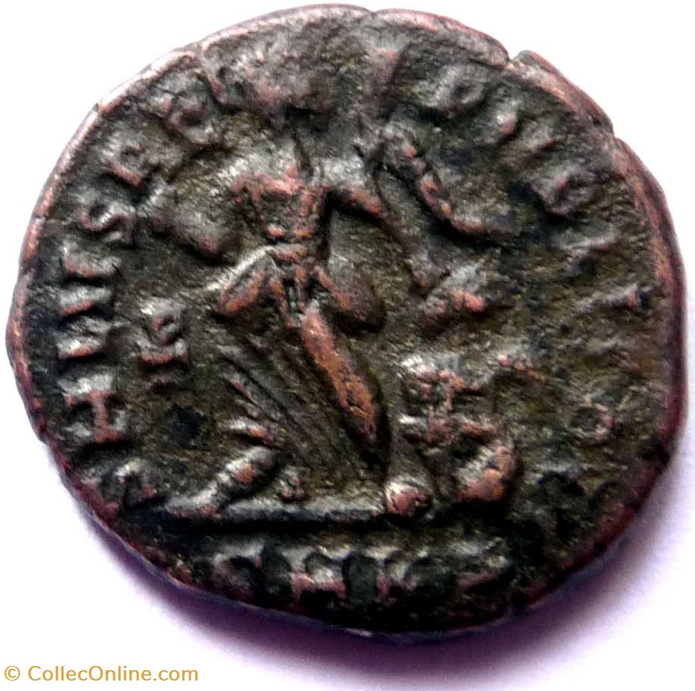 Théodose 388-392/Cyzique/SALVS REIPVBLICAE monnaie antique av jc ap romaine republicaine imperiale theodose 388 392 cyzique salvs reipvblicae